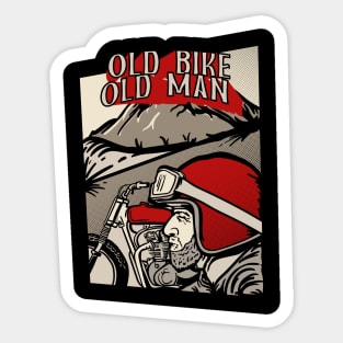 old biker Sticker